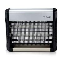 V-TAC VT-3216 Insectenvernietiger UV-lamp 16 W (Ø x h) 354 mm x 93.5 mm Aluminium, Zwart 1 stuk(s) - thumbnail