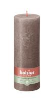 Rustiek kaars stompkaars 190/68 Rustic Taupe Bolsius - Bolsius - thumbnail