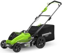 Greenworks GD40LM45 Accu grasmaaier | 40 Volt Lithium-Ion gazonmaaier 45 cm maaibreedte - thumbnail