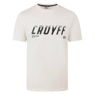 Cruyff League T-Shirt Wit Zwart