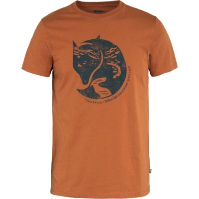 Fjallraven Arctic Fox T-shirt Heren Terracotta Brown M