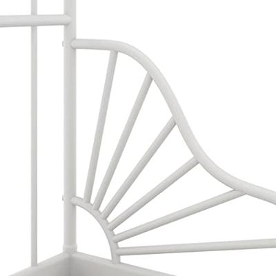 VidaXL Bedframe verlengbaar metaal wit 80x130/200 cm