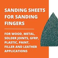 Fein 63717188011 Schuurvinger Ongeperforeerd Korrelgrootte (num) 120 (l x b) 51 mm x 37 mm 20 stuk(s) - thumbnail