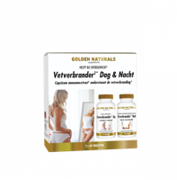 Golden Naturals Golden Naturals Vetverbrander Dag & Nacht 2 X 30 (60tb) - thumbnail