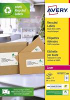 Etiket avery lr7173-100 99.1x57 recycled wt 1000st | 5 stuks - thumbnail