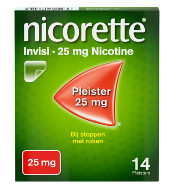 Nicorette Invisi 25 mg Nicotine Pleister Nicorette Invisi 25 mg Nicotine Pleister