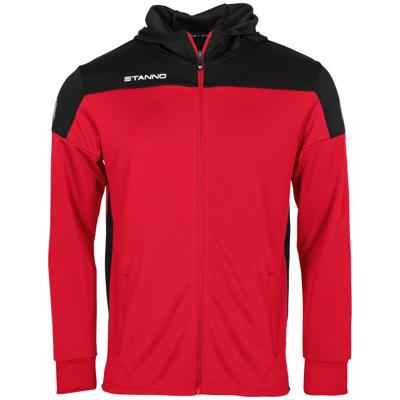 Stanno 408014 Pride Full Zip Hooded - Red-Black - XXL