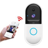 B50 720P Smart WiFi video Visual deurbel ondersteuning telefoon Remote Monitoring & nachtzicht & SD-kaart (wit) - thumbnail