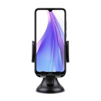 Shop4 - Xiaomi Redmi Note 8T Autohouder Instelbare Raamhouder Zwart - thumbnail