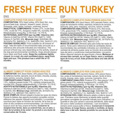 ARQUIVET Fresh Turkey and fish - halfvochtig hondenvoer - 10kg