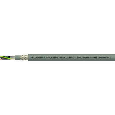 HELU 15948-1000 Geleiderkettingkabel JZ-HF-CY 5 G 0.75 mm² Grijs 1000 m