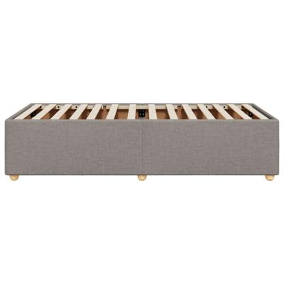 Bedframe zonder matras 90x190 cm stof taupe