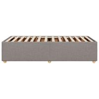 Bedframe zonder matras 80x200 cm stof taupe - thumbnail