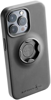 Interphone - Quiklox Modulair System - Motorfietshouder Ondersteuning - Dedicated Custody Cover iPhone 13 Pro voor handburst of Quiklox Mirror - Snelle release -bijlage