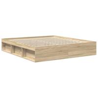 Bedframe sonoma eikenkleurig 180x200 cm Super King Size - thumbnail