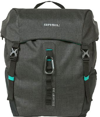 Basil discovery 365d enkele fietstas m - lichtgewicht, compact, waterdicht - zwart
