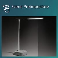 Philips LED Tilpa DSK212 PT 8719514443839 Tafellamp met accu LED 5 W Wit - thumbnail