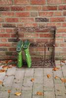 Laarzenrek en schraper - 4 staanders - thumbnail