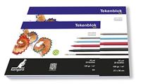 Kangaro K-5554 Tekenblok 210x297mm 120gr 20 Vel, Wit - thumbnail