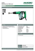 HiKOKI hak-/breekhamer - H25PVWSZ - SDS plus - 2.2J - 500W - in koffer - thumbnail
