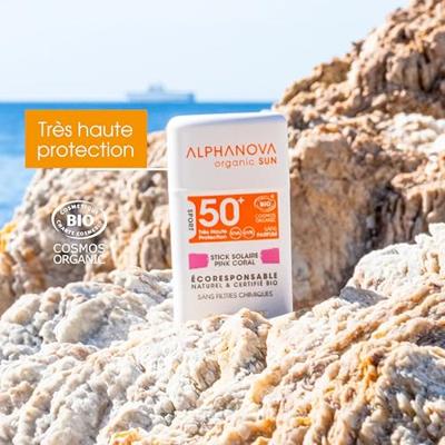 Alphanova SUN BIO zonnebrand SPF 50+ Face sun stick - pink Alphanova SUN BIO zonnebrand SPF 50+ Face sun stick - pink