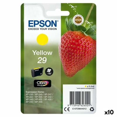 Originele inktcartridge Epson XP 235 332 335 432 435 Geel (10 Stuks)