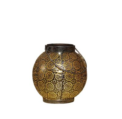 Solar Lantaarn Metaal Ø14cm