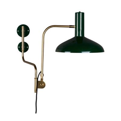 Dutchbone Wandlamp 'Devi' 49cm, kleur Groen Dutchbone Wandlamp 'Devi' 49cm, kleur Groen
