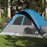 VidaXL Koepeltent 6-persoons waterdicht blauw - thumbnail