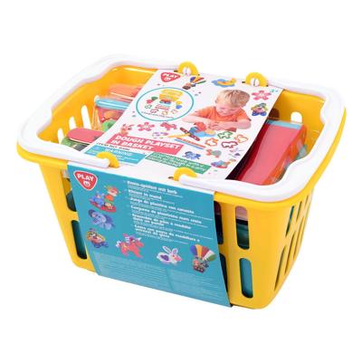 Play kleiset in winkelmand, 4 kleipotjes