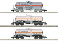 MiniTrix 18267 N 3-delige set ketelwagens TRANSFESA van de RENFE - thumbnail