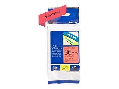 Brother TZe-461 Labeltape Kunststof Tapekleur: Rood Tekstkleur: Zwart 36 mm 8 m