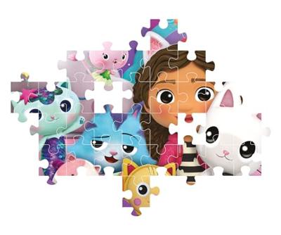Clementoni legpuzzel super color gabby&apos;s poppenhuis, 60st.