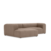 Modulaire Hoekbank Honolulu Bruin Stof - thumbnail