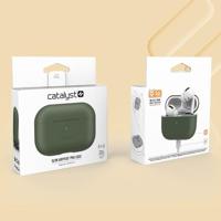 Catalyst Slim Case voor AirPods Pro Skin voor Apple AirPods Pro Charging Case, verwisselbare kleuren, beschermhoes Soft Skin, compatibel draadloos opladen - Groen - thumbnail