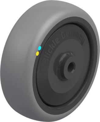 Blickle TPA 102/8KFD-ELS Wiel met hoog draagvermogen Wieldiameter: 100 mm Draagvermogen (max.): 70 kg 1 stuk(s) Blickle TPA 102/8KFD-ELS Wiel met hoog draagvermogen Wieldiameter: 100 mm Draagvermogen (max.): 70 kg 1 stuk(s)