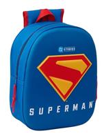 Schoolrugzak Superman Blauw - thumbnail
