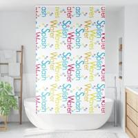 Doucherolgordijn met cassette 130x240 cm stofbreedte 126 cm - thumbnail