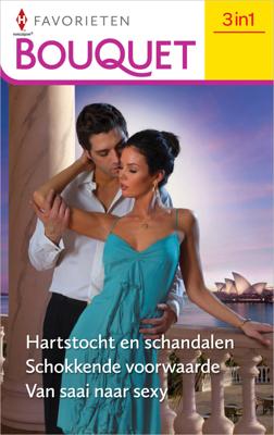 Hartstocht en schandalen / Schokkende voorwaarde / Van saai naar sexy - Michelle Conder, Helen Bianchin, Lindsay Armstrong - ebook