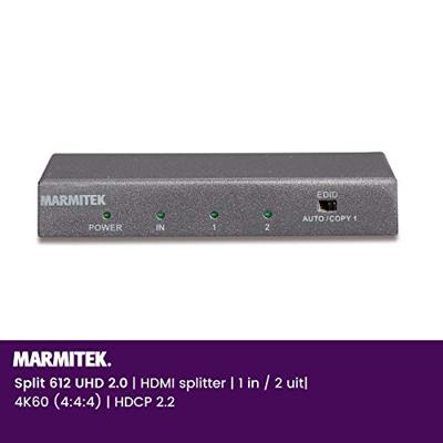 Split 612 UHD 2.0 - HDMI splitter 4K 60Hz - 1 in / 2 uit - thumbnail