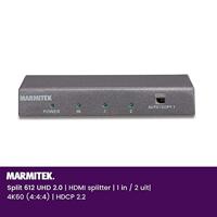 Marmitek: Marmitek SPLIT 612 UHD 2.0 HDMI splitter - Grijs - thumbnail