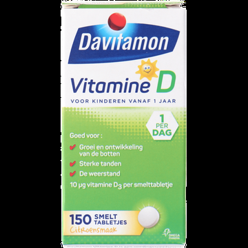 Davitamon Vitamine D Kind Smelttabletten