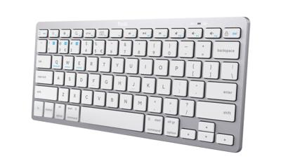 Toetsenbord Trust 24654 BASIC Wit - thumbnail