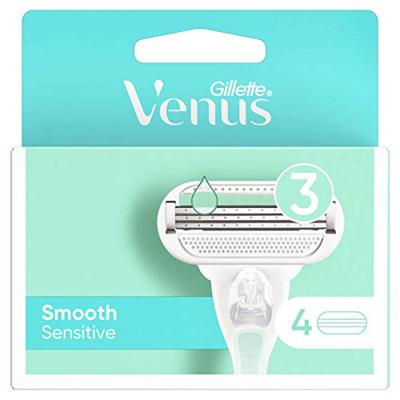 Gillette Gillette Venus Smooth Sensitive Scheermesjes - 4 Stuks Gillette Gillette Venus Smooth Sensitive Scheermesjes - 4 Stuks