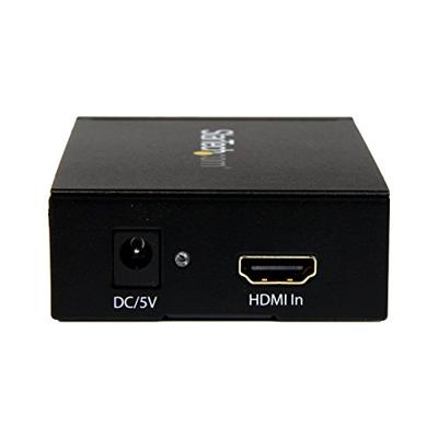 StarTech.com HDMI naar SDI-converter, HDMI naar 3G-SDI-adapter met 2 SD-SDI/HD-SDI-uitgangen, 1080p, HDMI/SDI converter