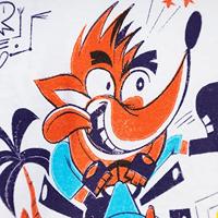 Crash Bandicoot T-Shirt - Tiki Crash - thumbnail