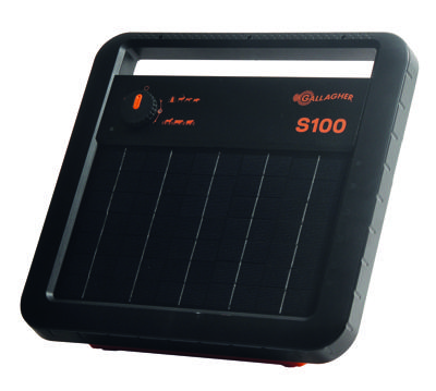 Gallagher S100 schrikdraadapparaat solar - 12V/1,0J - 346304 346304 Gallagher S100 schrikdraadapparaat solar - 12V/1,0J - 346304 346304