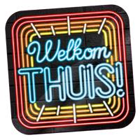 NEON Deurbord Welkom Thuis - thumbnail