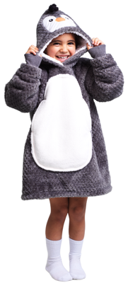 Noxxiez knuffel hoodie small trui pinguin, 3-6 jaar