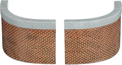 Luville General Curved wall large 2 stuks